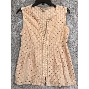 Banana Republic Cream Knit Blouse